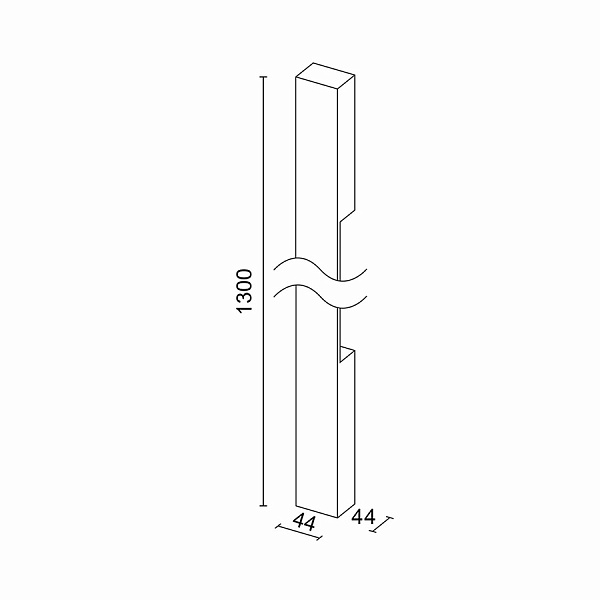 Настенный светодиодный светильник Ledron RAILING 1300 White 00000016703 в Санкт-Петербурге
