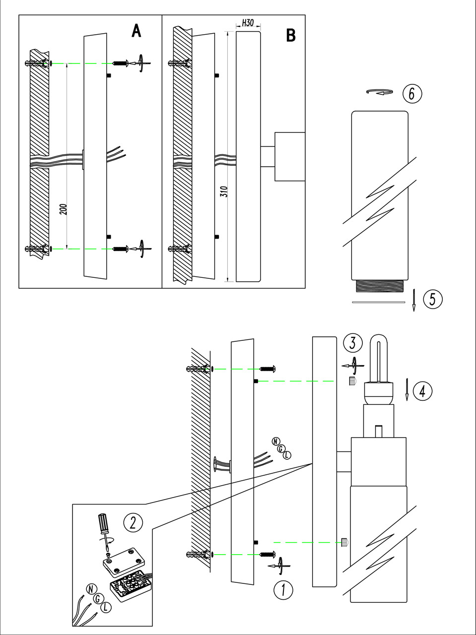 Подсветка для зеркал Odeon Light Tingi 2660/2W в Санкт-Петербурге