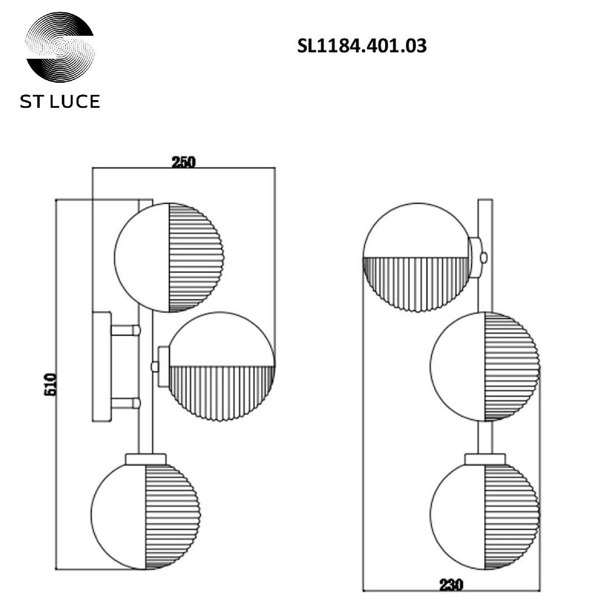 Бра LED ST Luce Todo SL1184.401.03 в Санкт-Петербурге