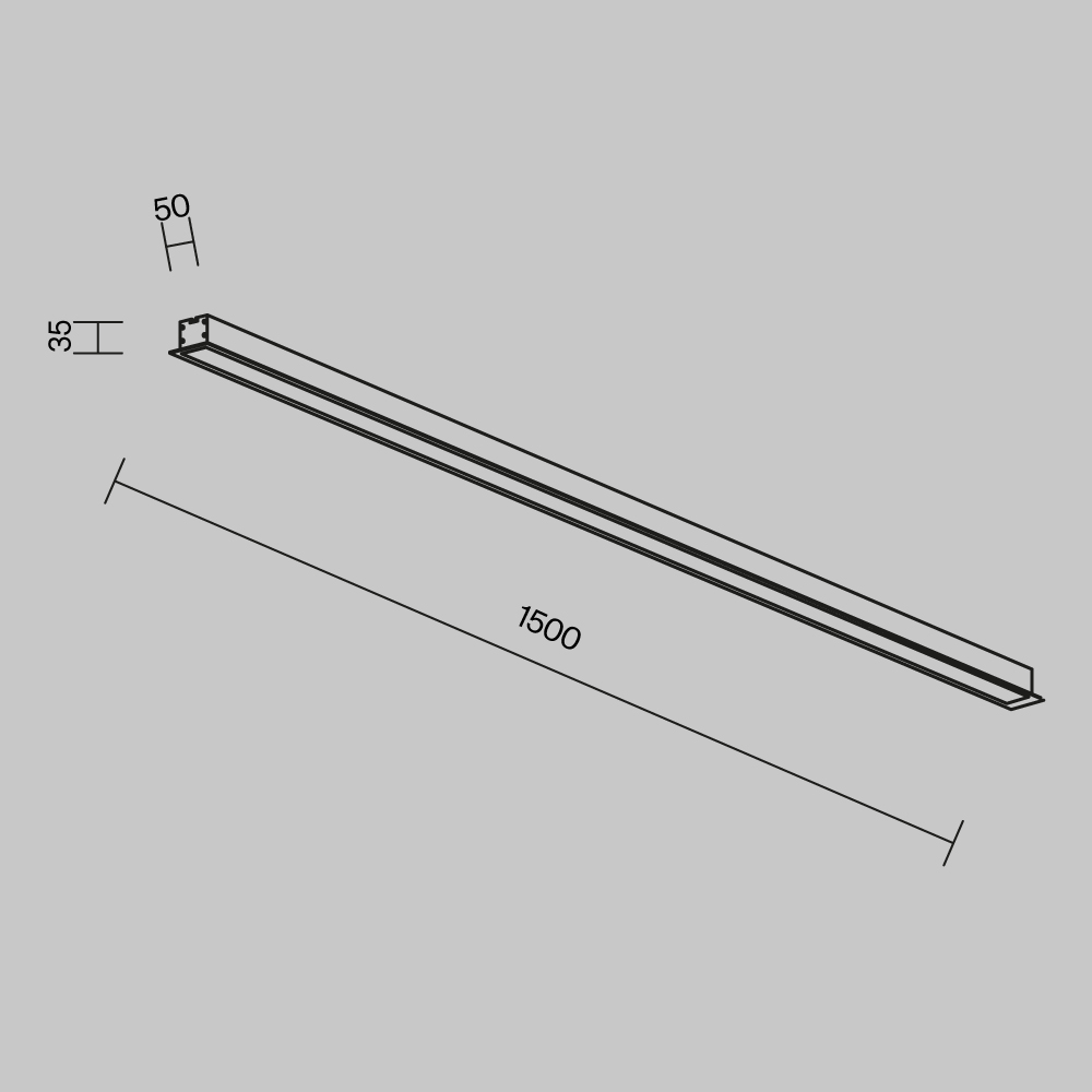 Линейный встраиваемый светильник Maytoni Technical LL313005 в #REGION_NAME_DECLINE_PP#