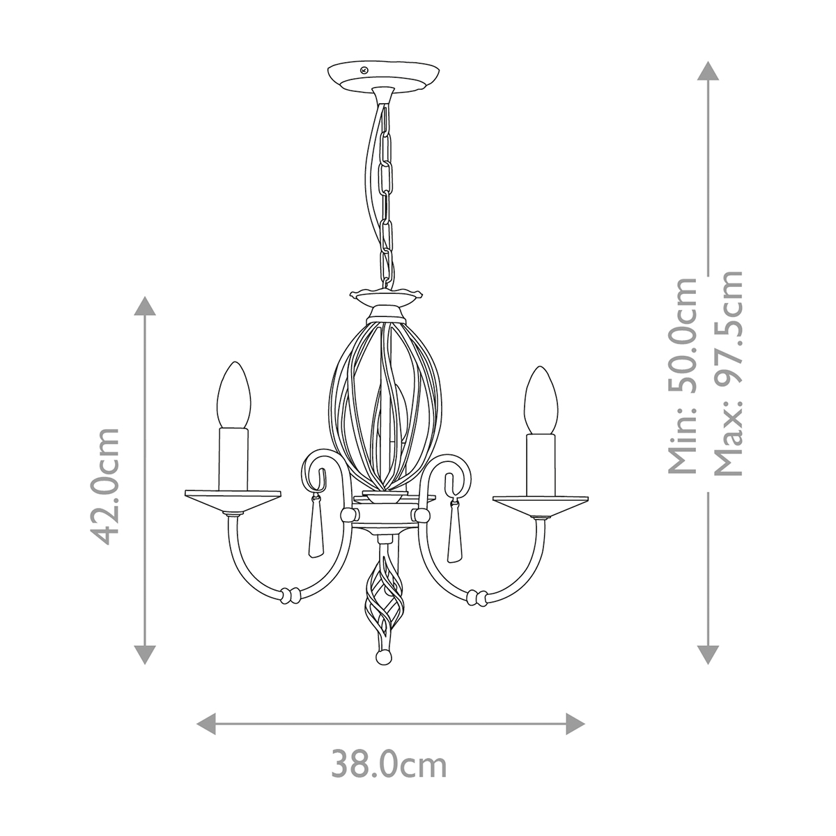 Подвесная люстра Elstead Lighting AG3-AGED-BRASS в Санкт-Петербурге