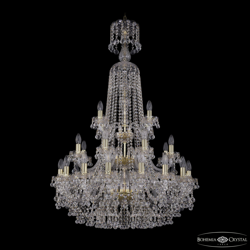 Подвесная люстра Bohemia Ivele Crystal 1409/16+8+4/300/XL-130/3d G в Санкт-Петербурге