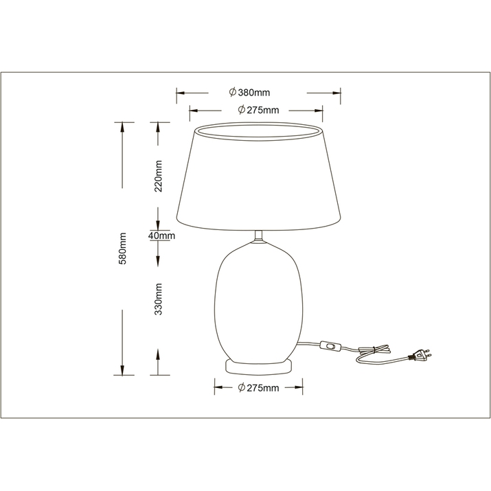 Настольная лампа Arte Lamp Sarin A4061LT-1PB в Санкт-Петербурге