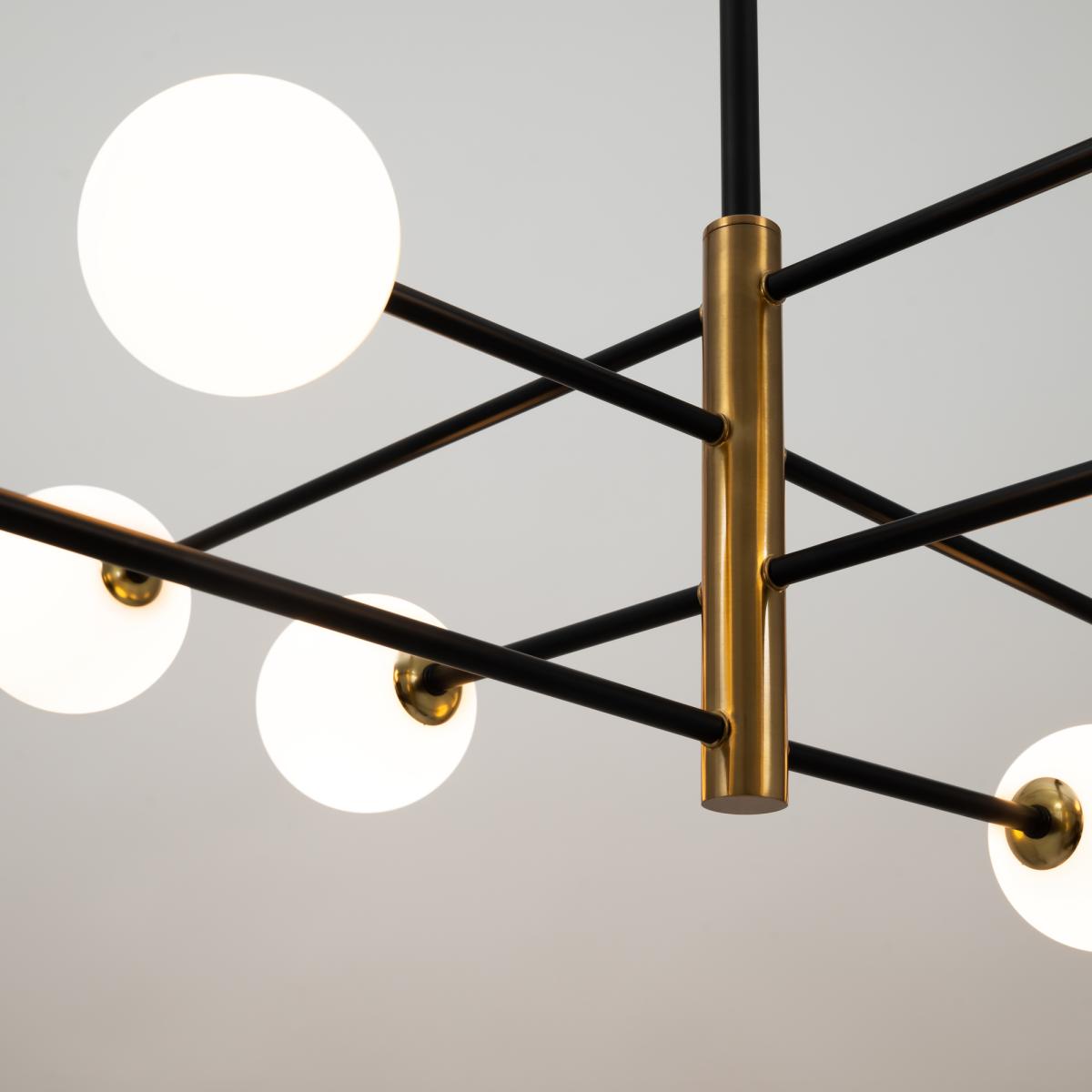 Люстра на штанге Freya Sphirity FR5376CL-08B в #REGION_NAME_DECLINE_PP#