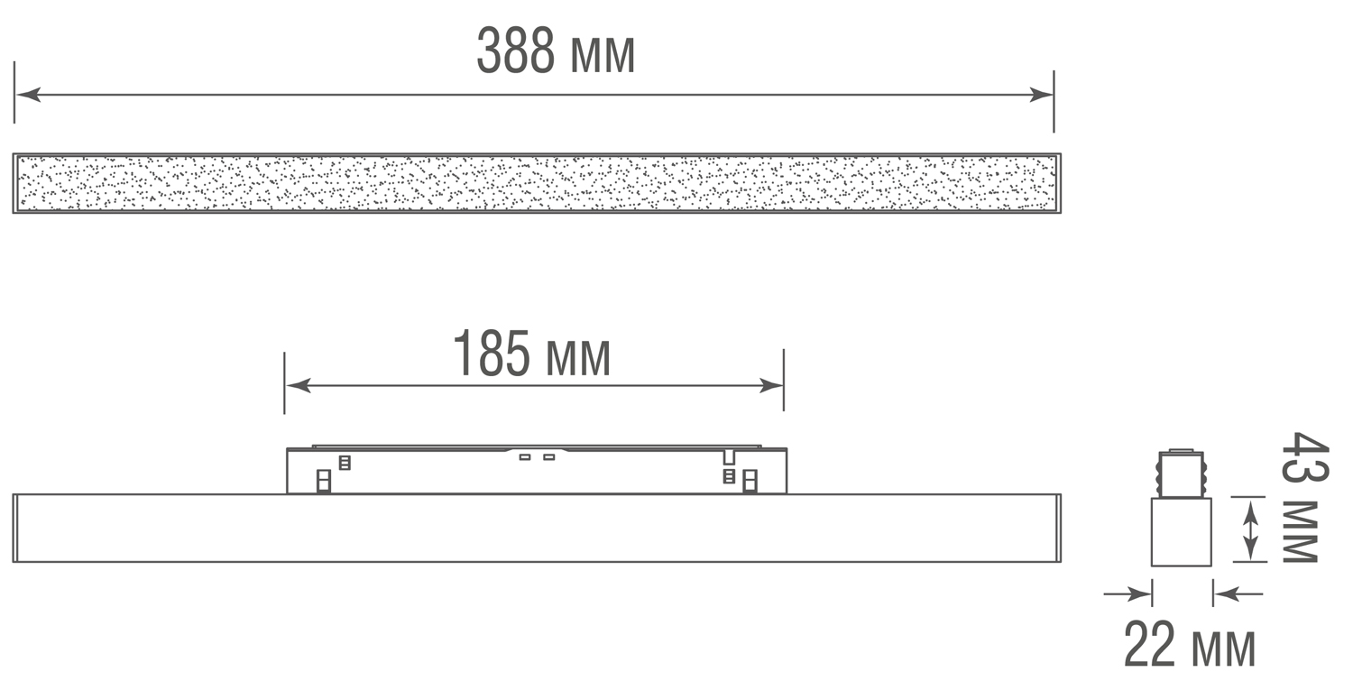 Трековый светодиодный светильник Donolux Line для SPACE Track system DL20293TW16BTuya в Санкт-Петербурге