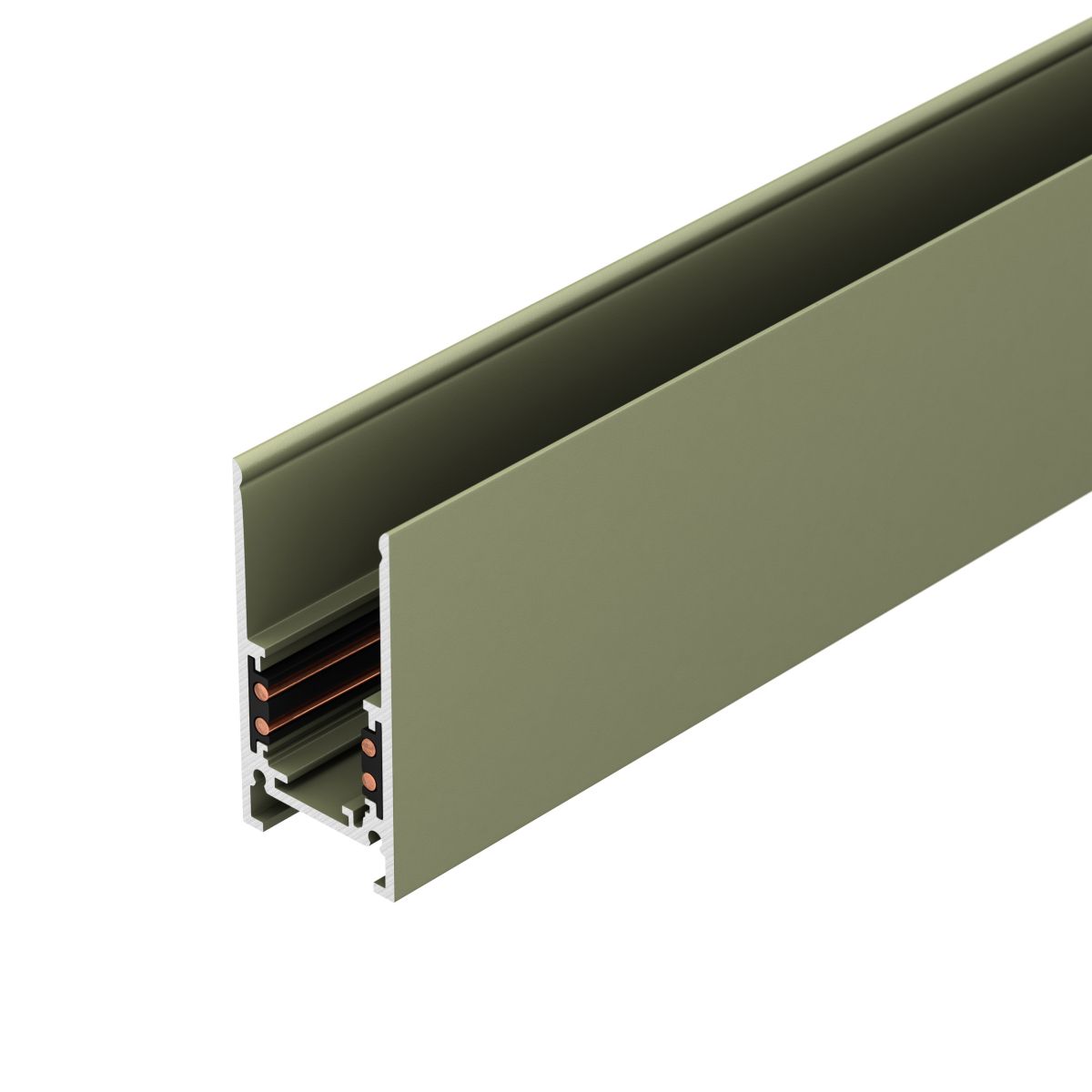 Шинопровод магнитный накладной Arlight MAG-ORIENT-COLOR-TRACK-2652-2000 (RAL6013) (IP20 Металл) 066080 в Санкт-Петербурге