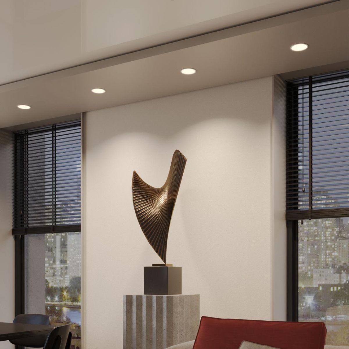 Встраиваемый светильник с переключателем цветовой температуры Novotech Wir Lante 359879 в Санкт-Петербурге