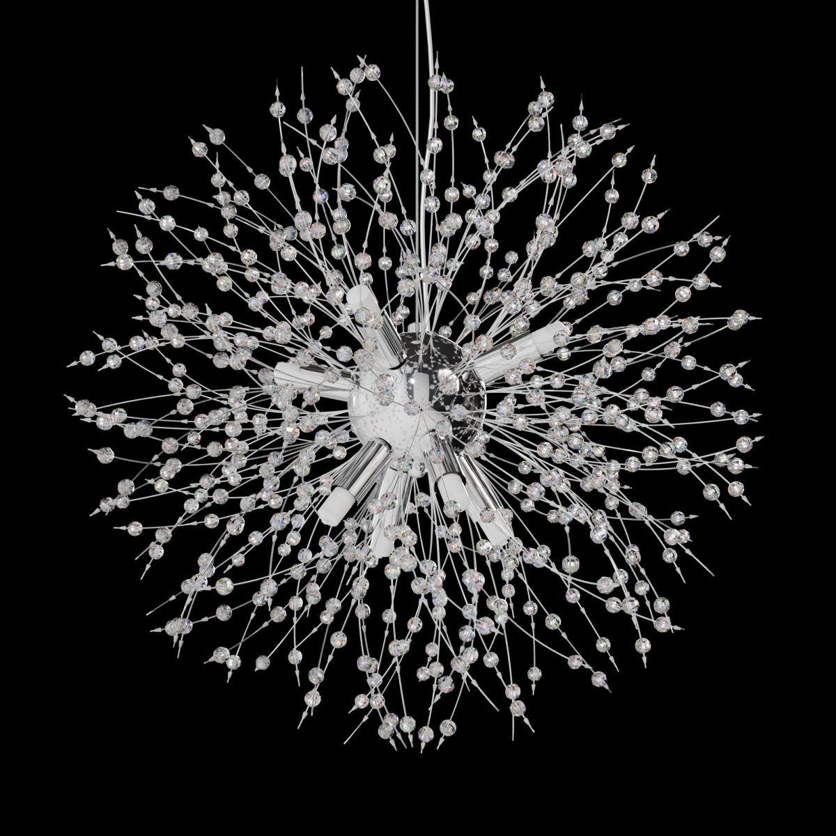 Подвесная люстра Lightera Salyut LE300L-8C в Санкт-Петербурге