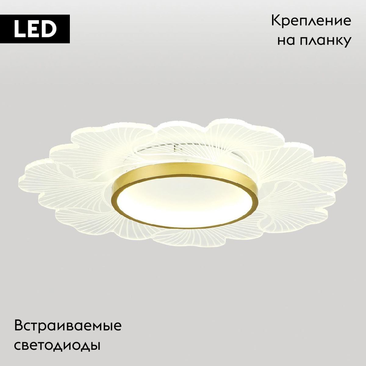 Потолочная светодиодная люстра Lussole Benton LSP-7340 в Санкт-Петербурге