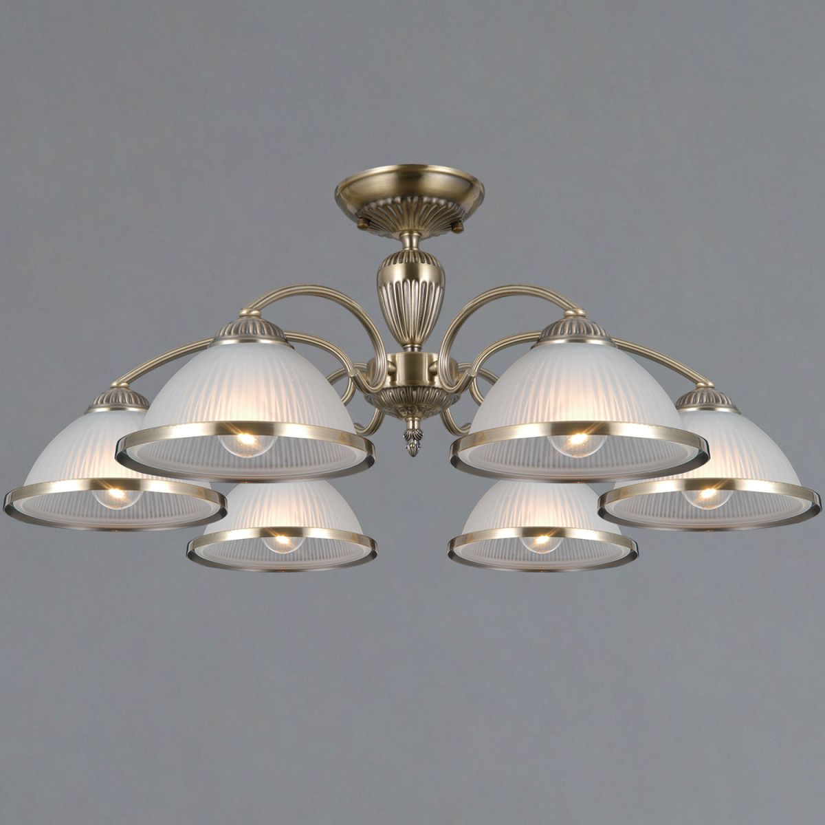 Люстра на штанге Illumico IL0596-6CSQ-25 AB AREZZO в Санкт-Петербурге
