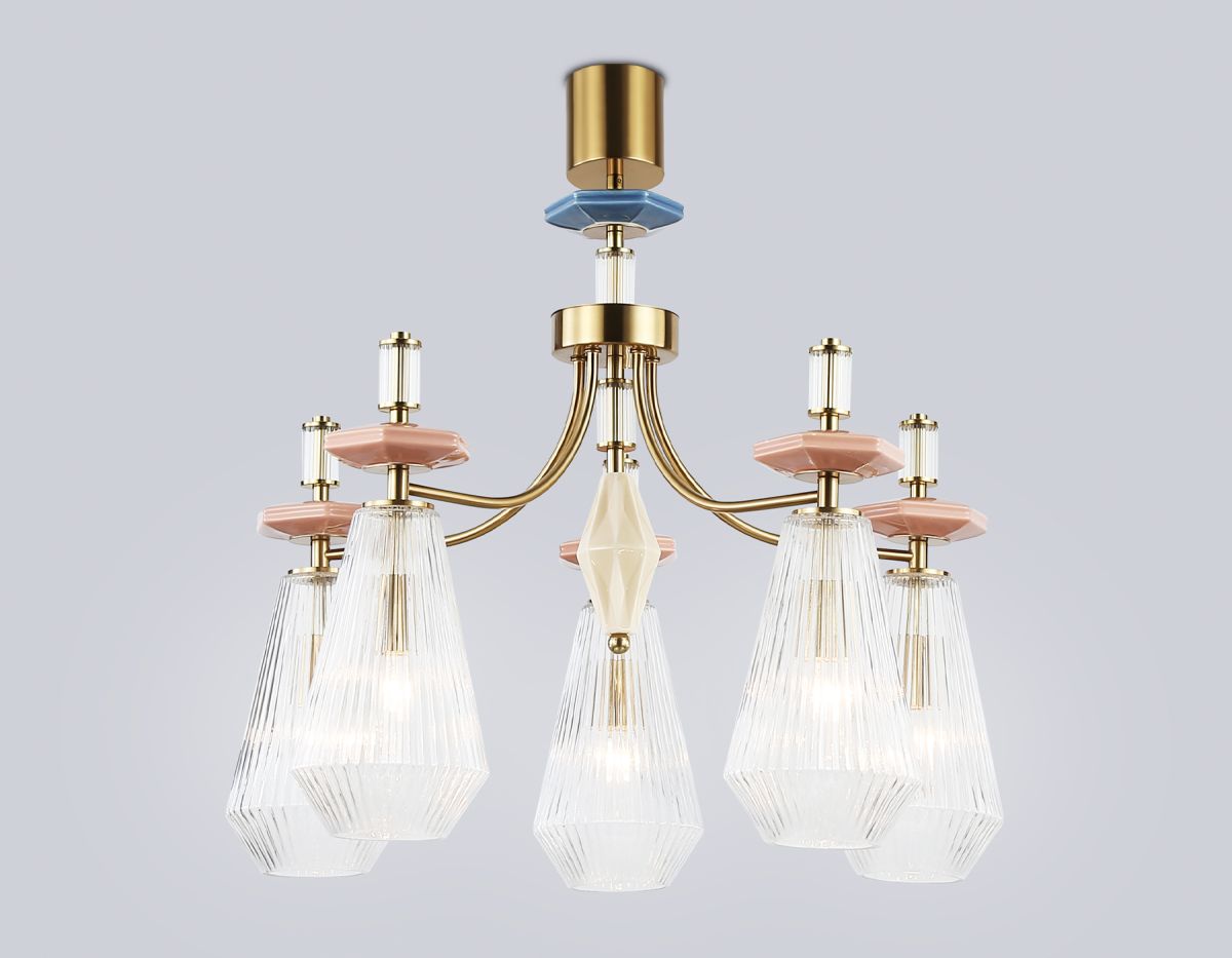 Люстра на штанге Ambrella Light High Light Ceramo Modern LH53183 в Санкт-Петербурге