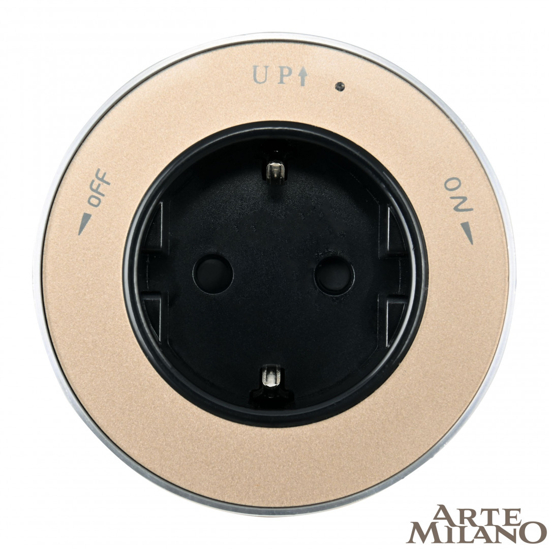 Трековая розетка Arte Milano Am-track-sockets 380011TS/ES Gold в Санкт-Петербурге