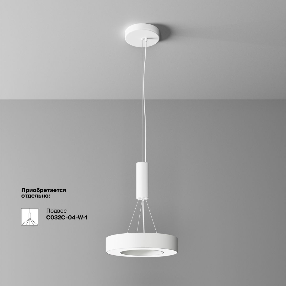 Потолочный светильник Maytoni Technical Lua C093CL-24W4K-W в Санкт-Петербурге