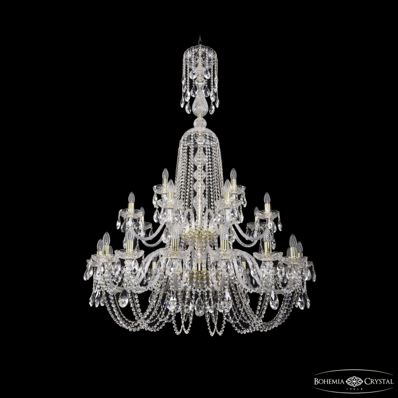 Подвесная люстра Bohemia Ivele Crystal 1402/16+8+4/400/XL-160/2d G в Санкт-Петербурге
