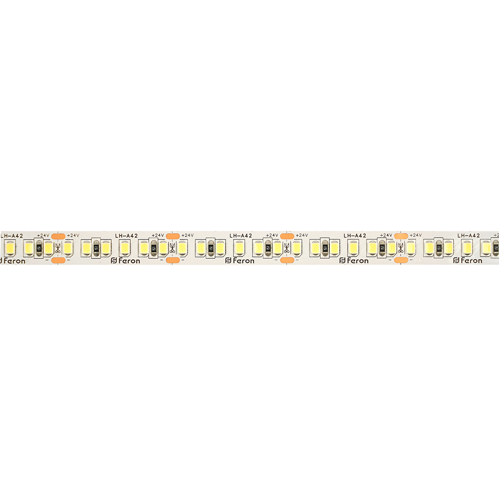 Светодиодная лента 24V Feron LS502, 180*SMD2835, 16W/m, IP20, 4000К (нейтральный белый) 53090 в #REGION_NAME_DECLINE_PP#