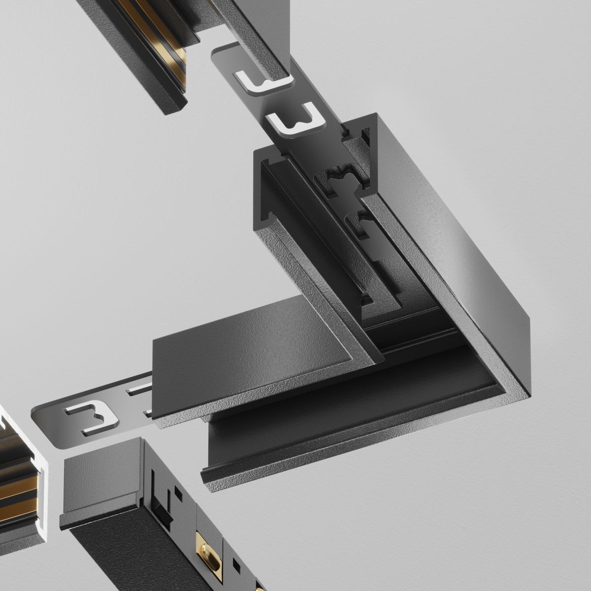Коннектор угловой Maytoni Technical Exility X TRA239CL-41B в Санкт-Петербурге