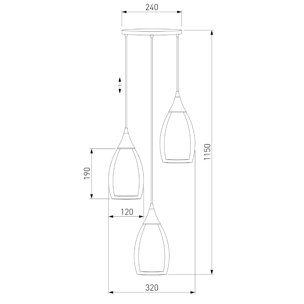 Подвесная люстра Eurosvet Cosmic 50085/3 черный жемчуг УЦ в #REGION_NAME_DECLINE_PP#
