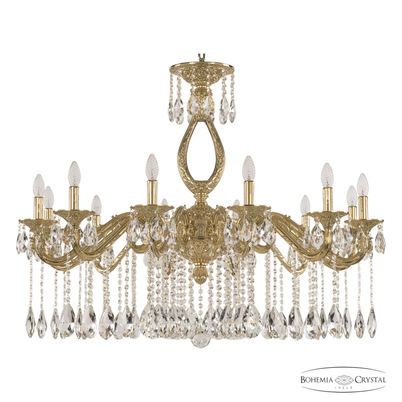 Подвесная люстра Bohemia Ivele Crystal Florence 71302/12/360 A G в Санкт-Петербурге