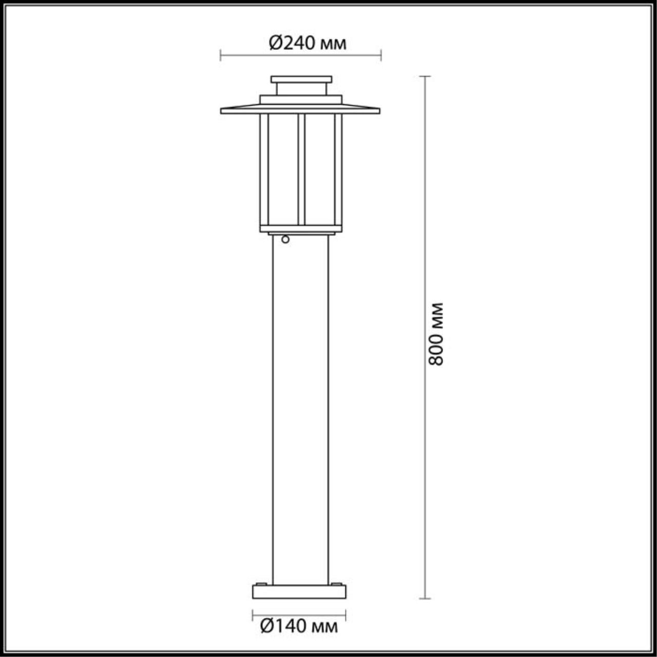 Уличный светильник Odeon Light Mito 4047/1F в Санкт-Петербурге