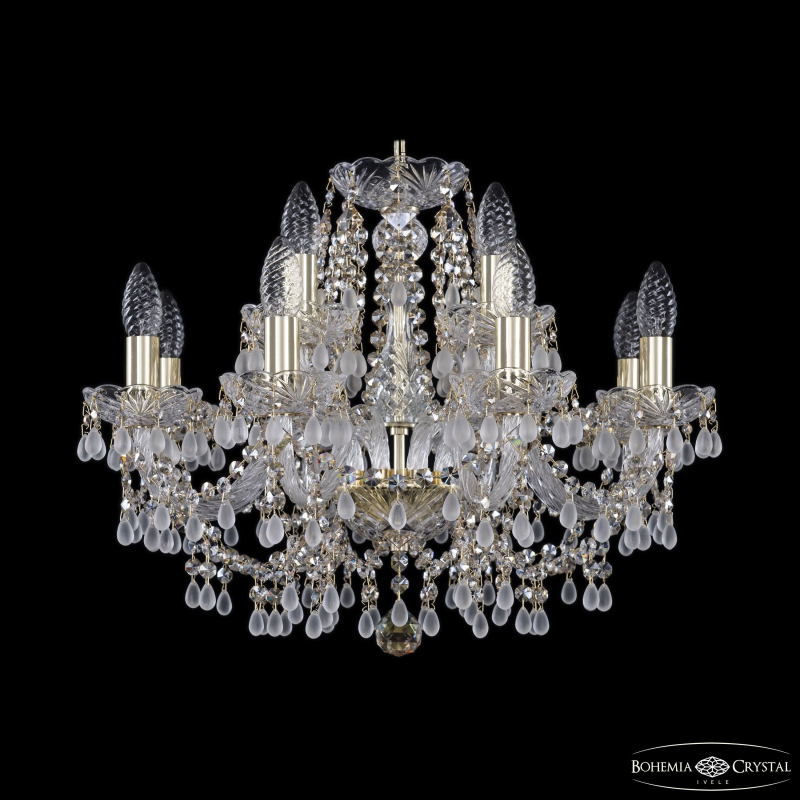 Подвесная люстра Bohemia Ivele Crystal 1410/8+4/195 G V0300 R801 в Санкт-Петербурге