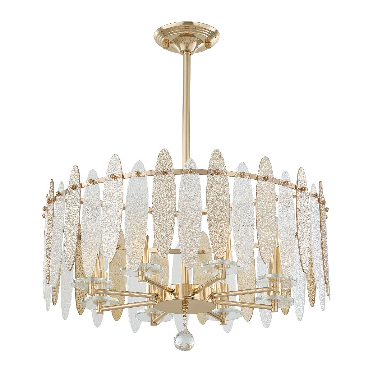 Люстра на штанге Arte Milano Sorrento 373309/8/350/570 GD в Санкт-Петербурге