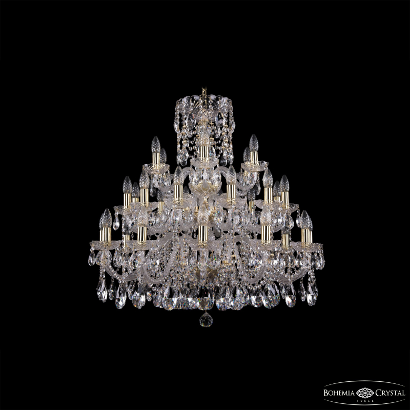 Подвесная люстра Bohemia Ivele Crystal 1412/12+12+6/300/3d G в Санкт-Петербурге