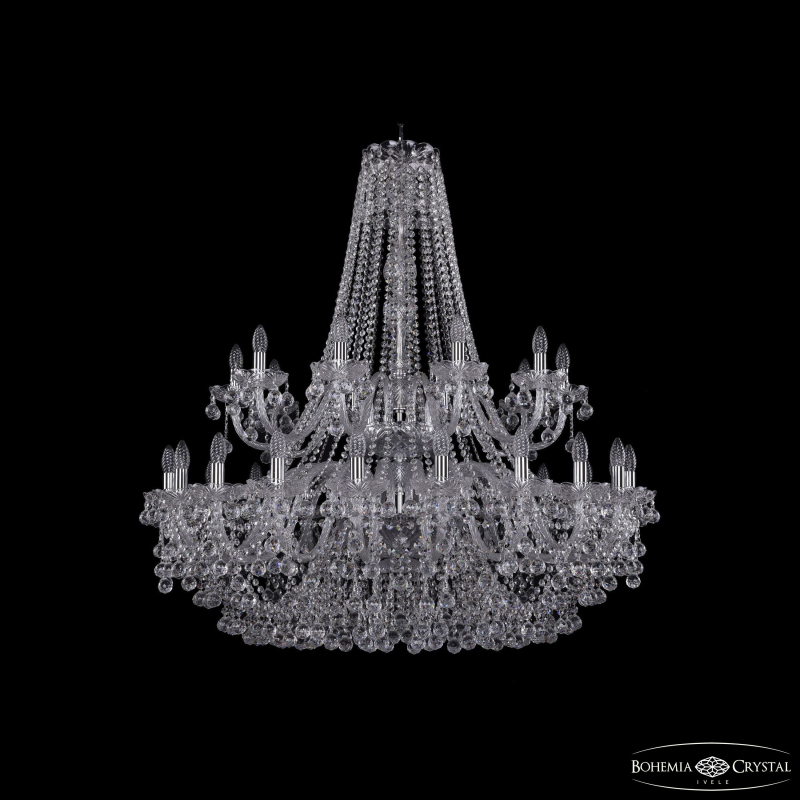 Подвесная люстра Bohemia Ivele Crystal 1409/20+10/400/2d Ni в Санкт-Петербурге