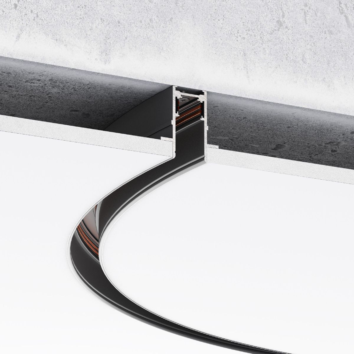 Шинопровод встраиваемый радиусный Elektrostandard Slim Magnetic 4690389205019 85158/00 a066494 в Санкт-Петербурге