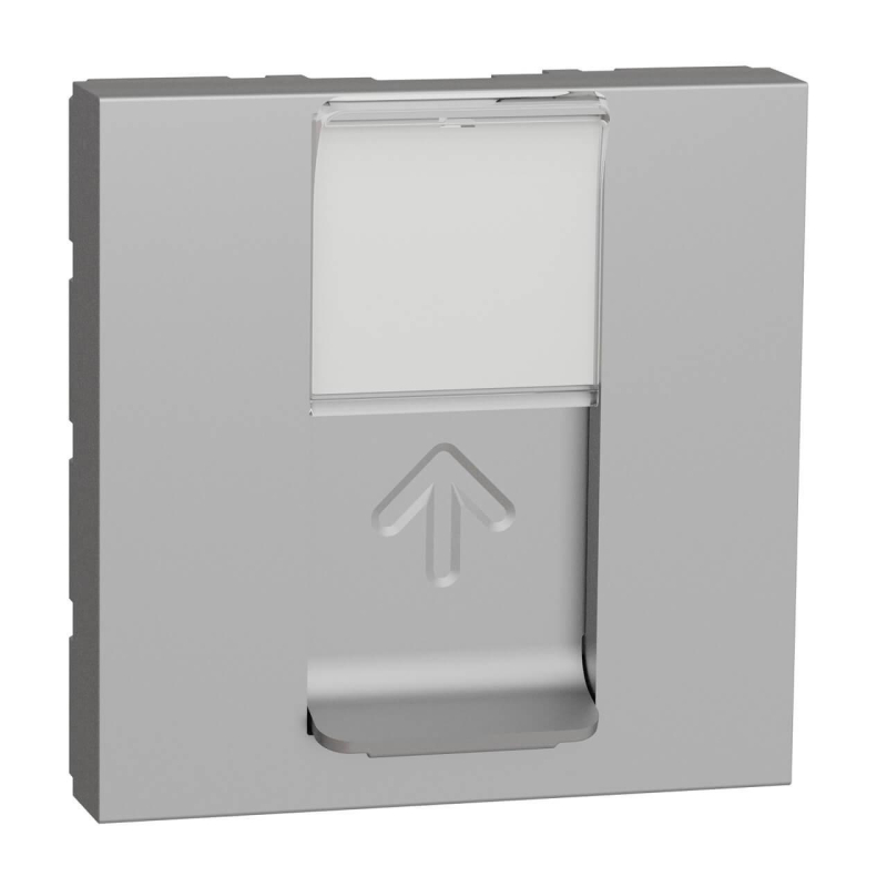 Лицевая панель RJ45 одиночная без коннектора Schneider Electric Unica Modular NU941130 в Санкт-Петербурге