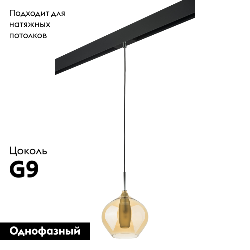Трековый светильник Lightstar Pentola PRO803043 (803043+595007) в Санкт-Петербурге