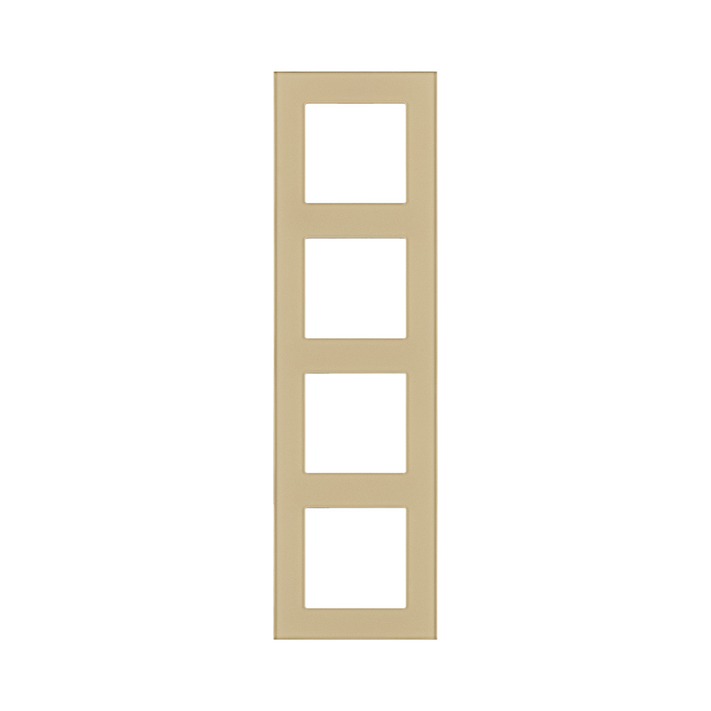 Рамка 4-постовая, стекло золотой Kollinger Asthetik AS4GD в #REGION_NAME_DECLINE_PP#