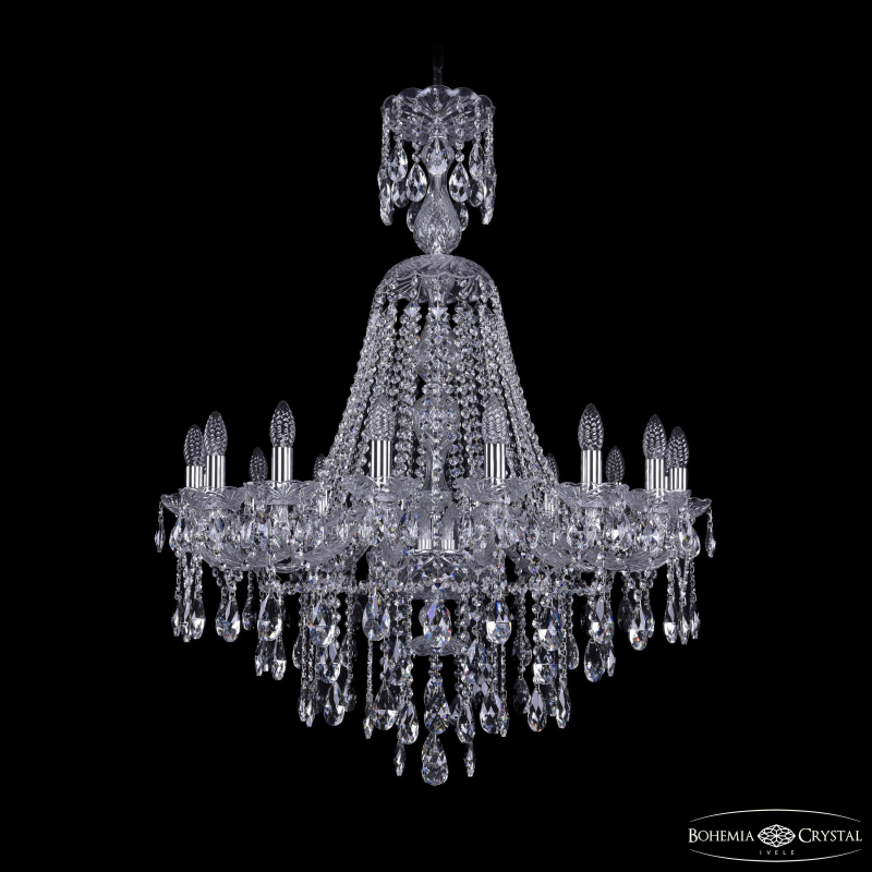 Подвесная люстра Bohemia Ivele Crystal 1415/16/300/XL-108 Ni в Санкт-Петербурге