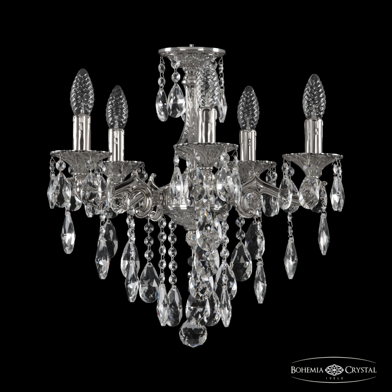 Подвесная люстра Bohemia Ivele Crystal Verona 72102/5/125 B Ni в Санкт-Петербурге
