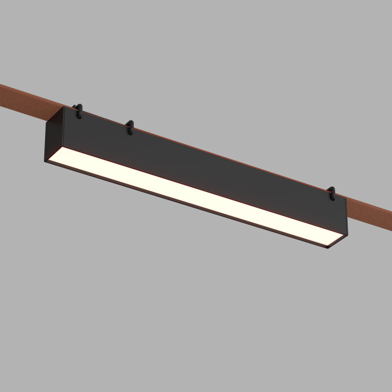 Трековый однофазный светильник Denkirs Belty linear DK5674-BK в Санкт-Петербурге