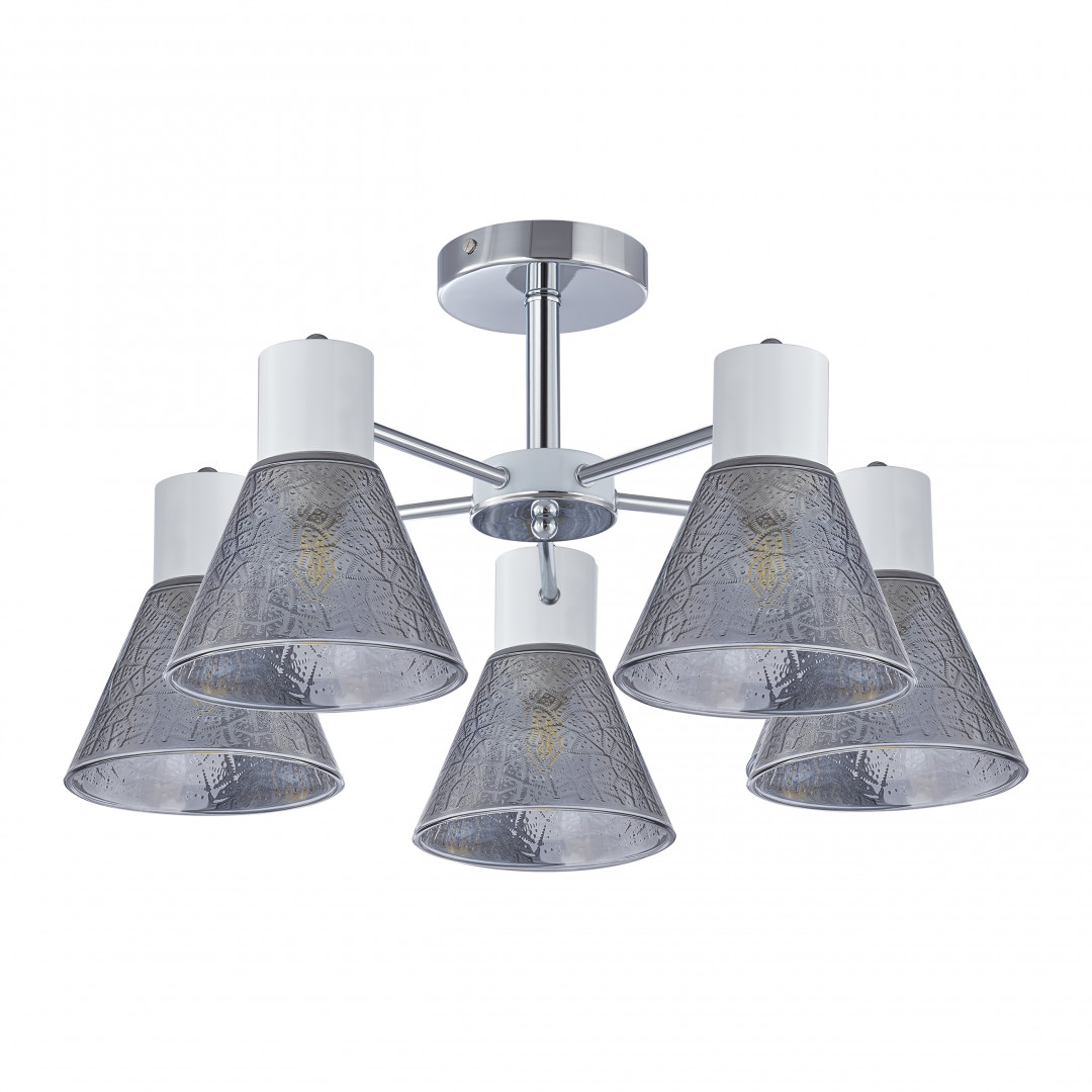 Люстра на штанге Arte Milano Napoli 322408/5 CR+WH в Санкт-Петербурге