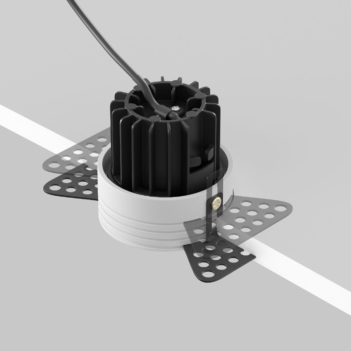 Встраиваемый светильник Maytoni Round DL058-7W2.7K-TRS-B в Санкт-Петербурге