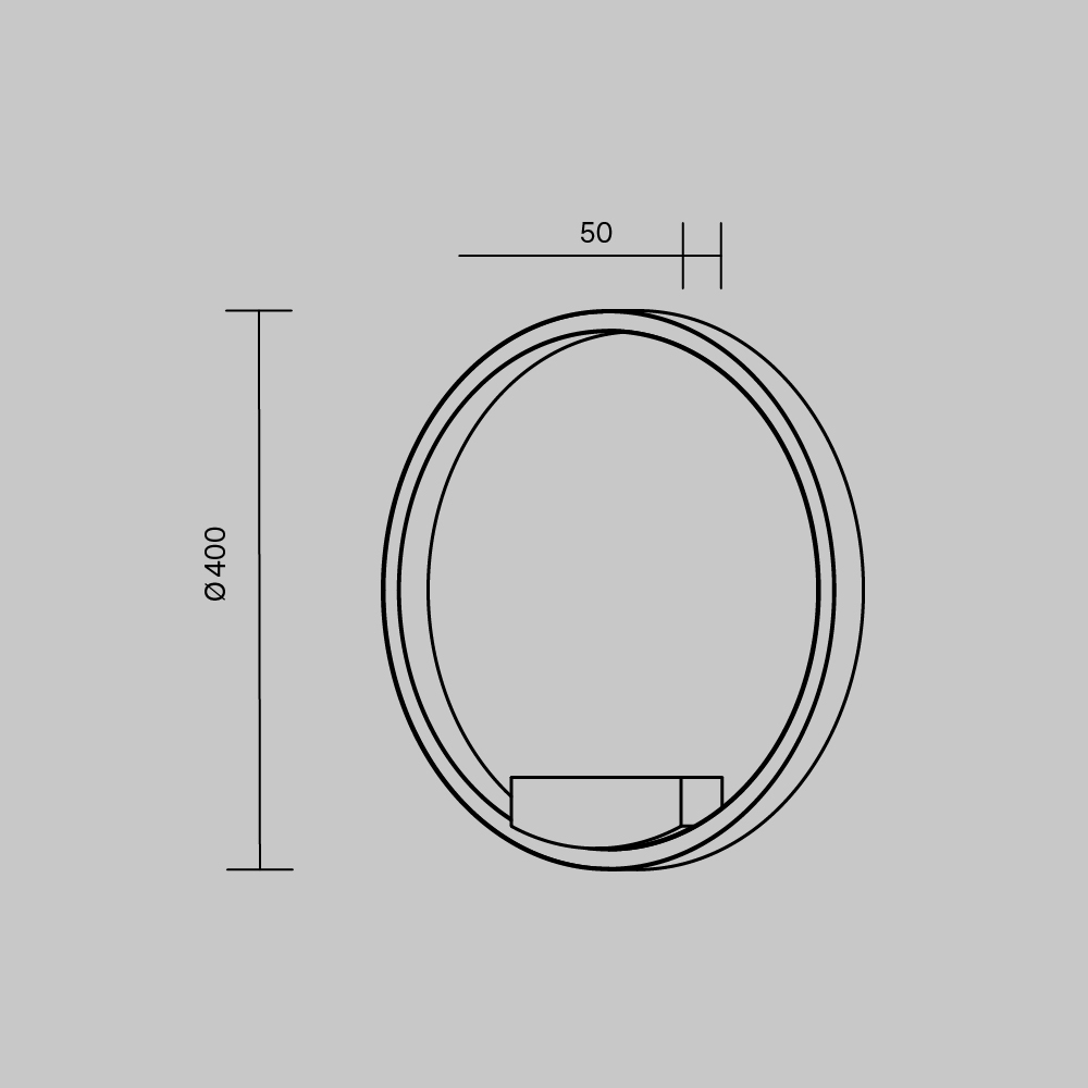 Настенный светильник Maytoni Rim MOD058WL-L25BSK в Санкт-Петербурге