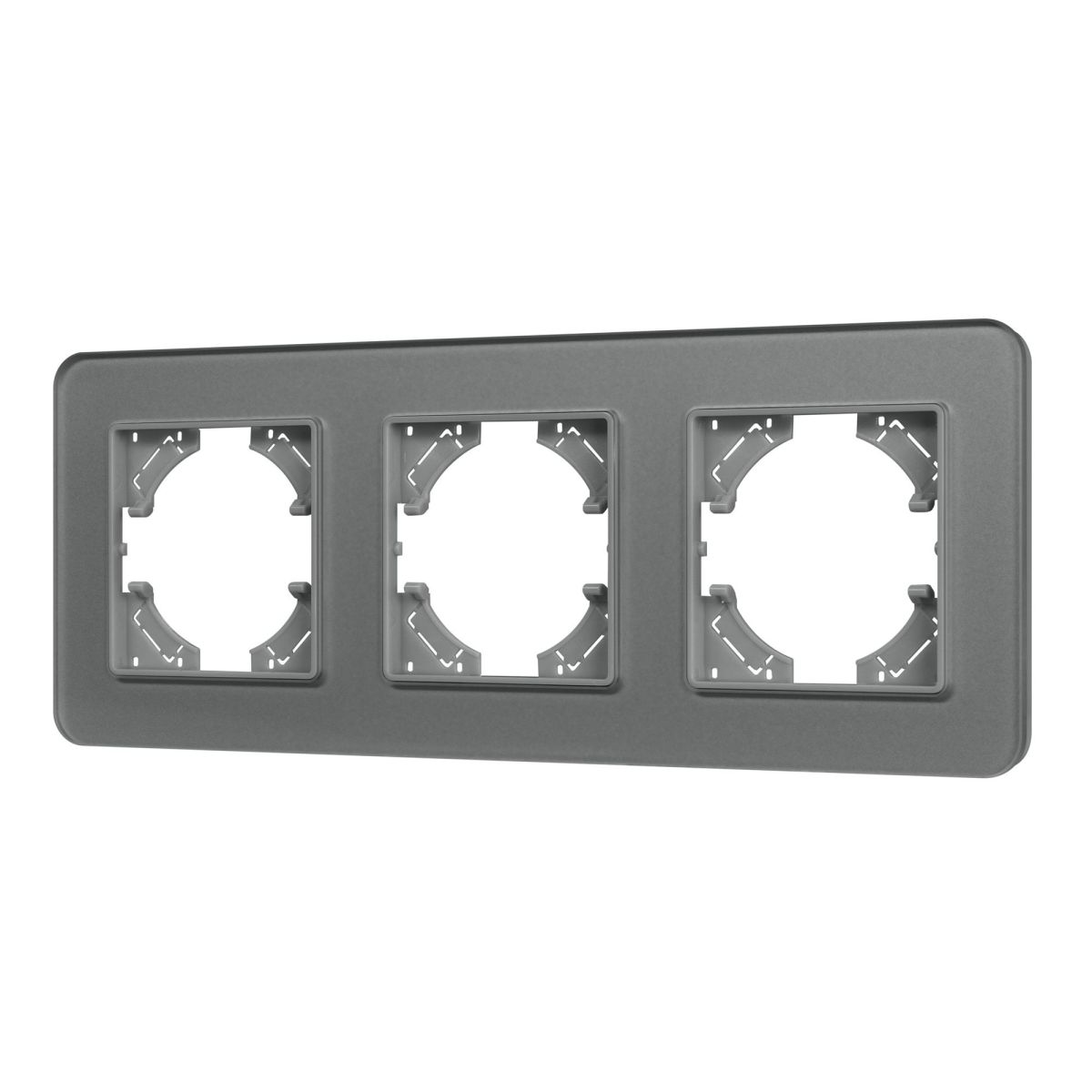 Рамка на 3 поста стеклянная Arlight FRM-OMALI-SFGS-3-GR 049714 в Санкт-Петербурге