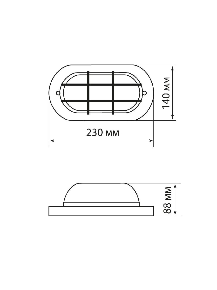 Настенно-потолочный светильник TDM Electric НПБ1402 SQ0303-0437 в Санкт-Петербурге