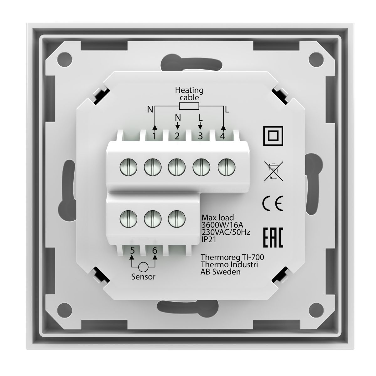 Терморегулятор Thermoreg TI-700 NFC White в #REGION_NAME_DECLINE_PP#