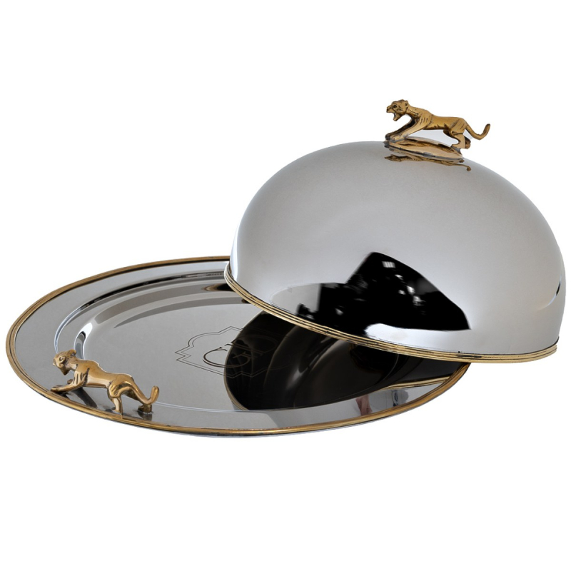 Блюдо с крышкой Леопард Garda Decor 95IM-16540 в #REGION_NAME_DECLINE_PP#