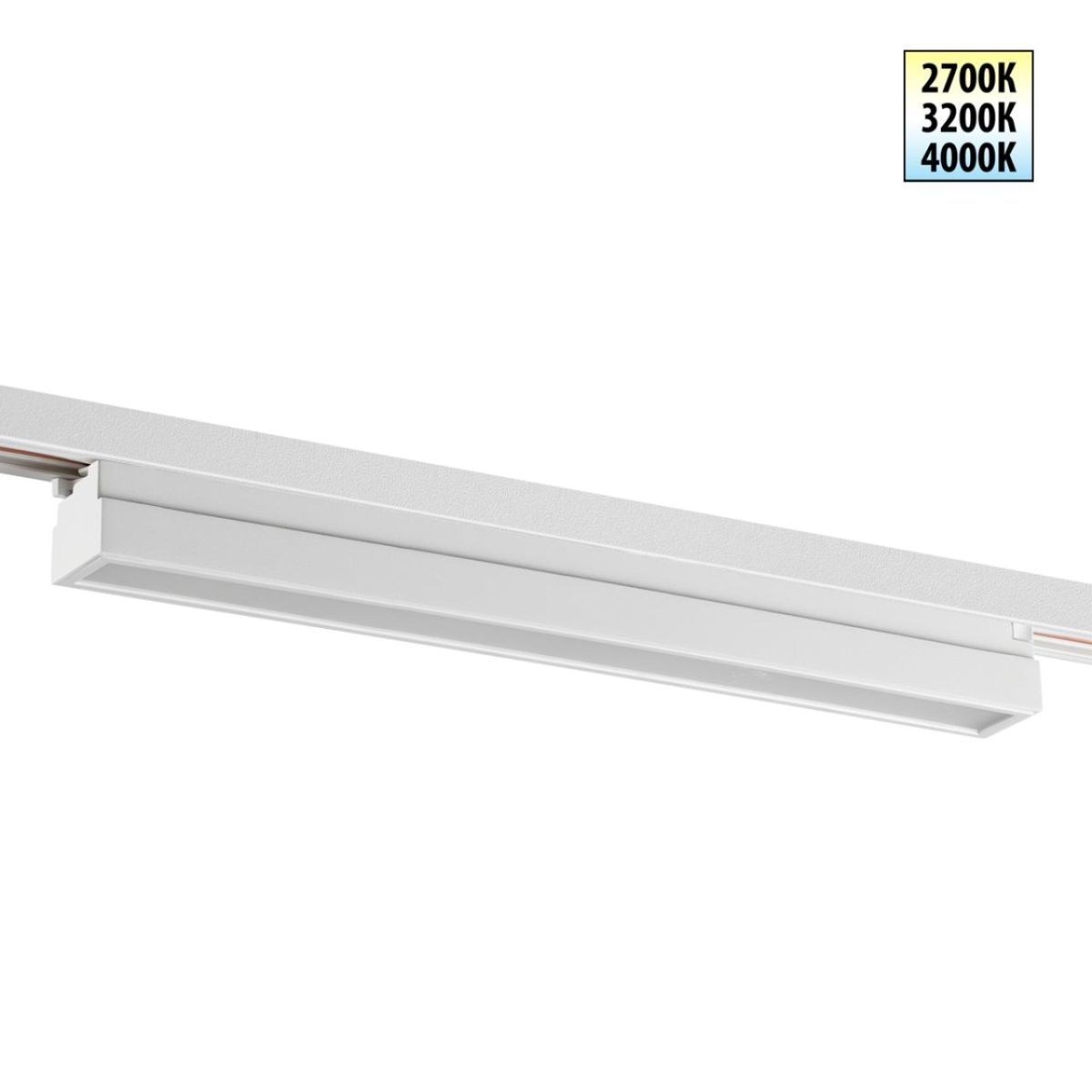 Трековый однофазный двухжильный светильник с переключателем цветовой температуры Novotech Port Iter 359786 в Санкт-Петербурге