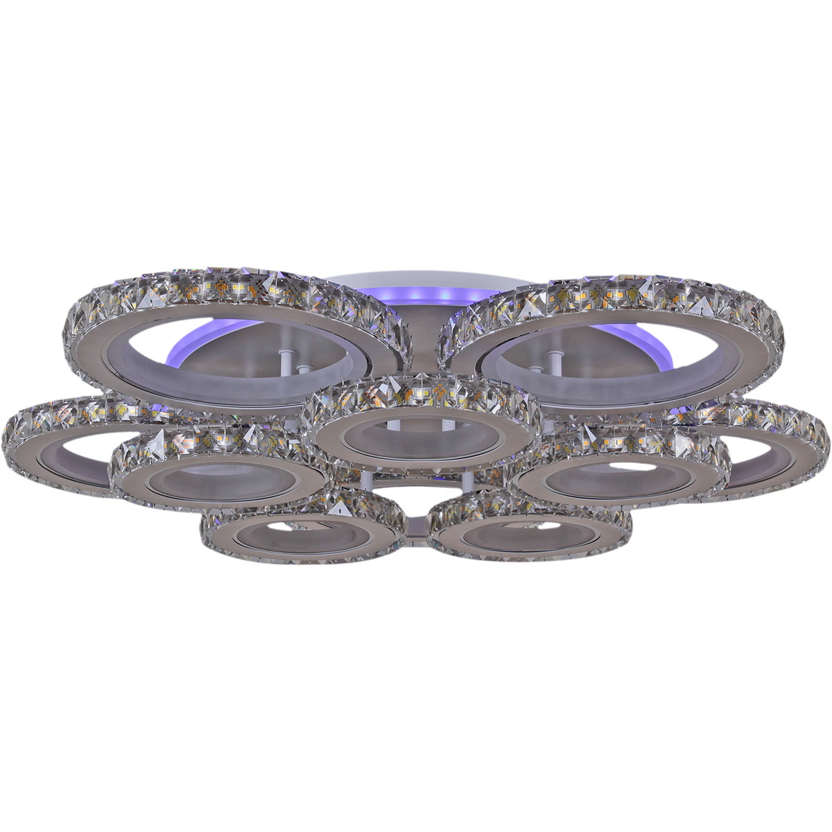 Потолочная люстра Reluce 03900-0.3-5+5B WH+CR (RGB) в Санкт-Петербурге