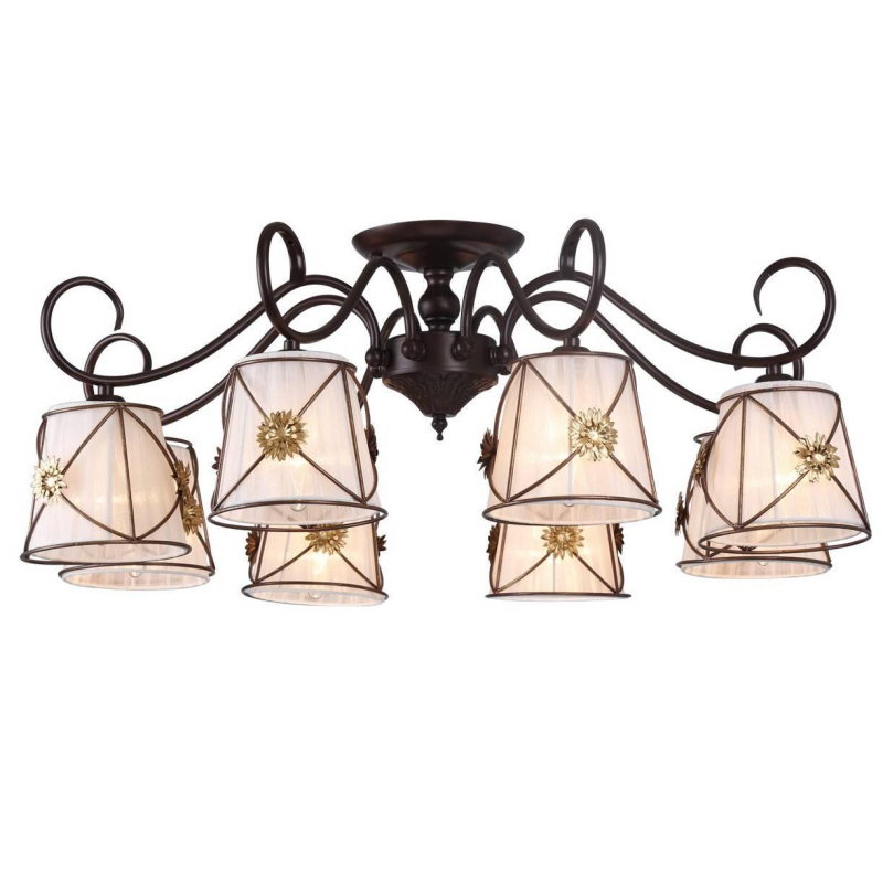 Потолочная люстра Arte Lamp 72 A5495PL-8BR в Санкт-Петербурге