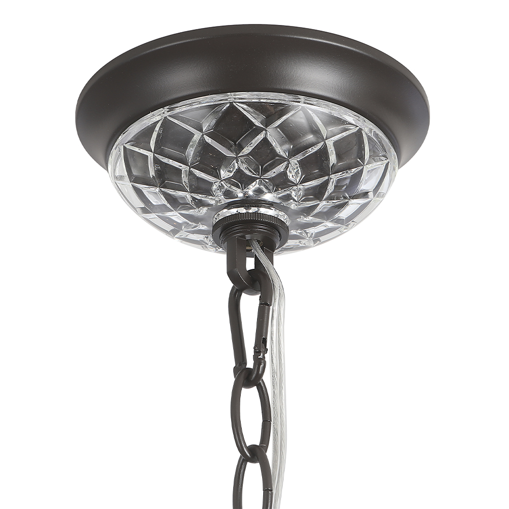 Подвесная люстра Crystal Lux ODELIS SP6 BROWN в Санкт-Петербурге