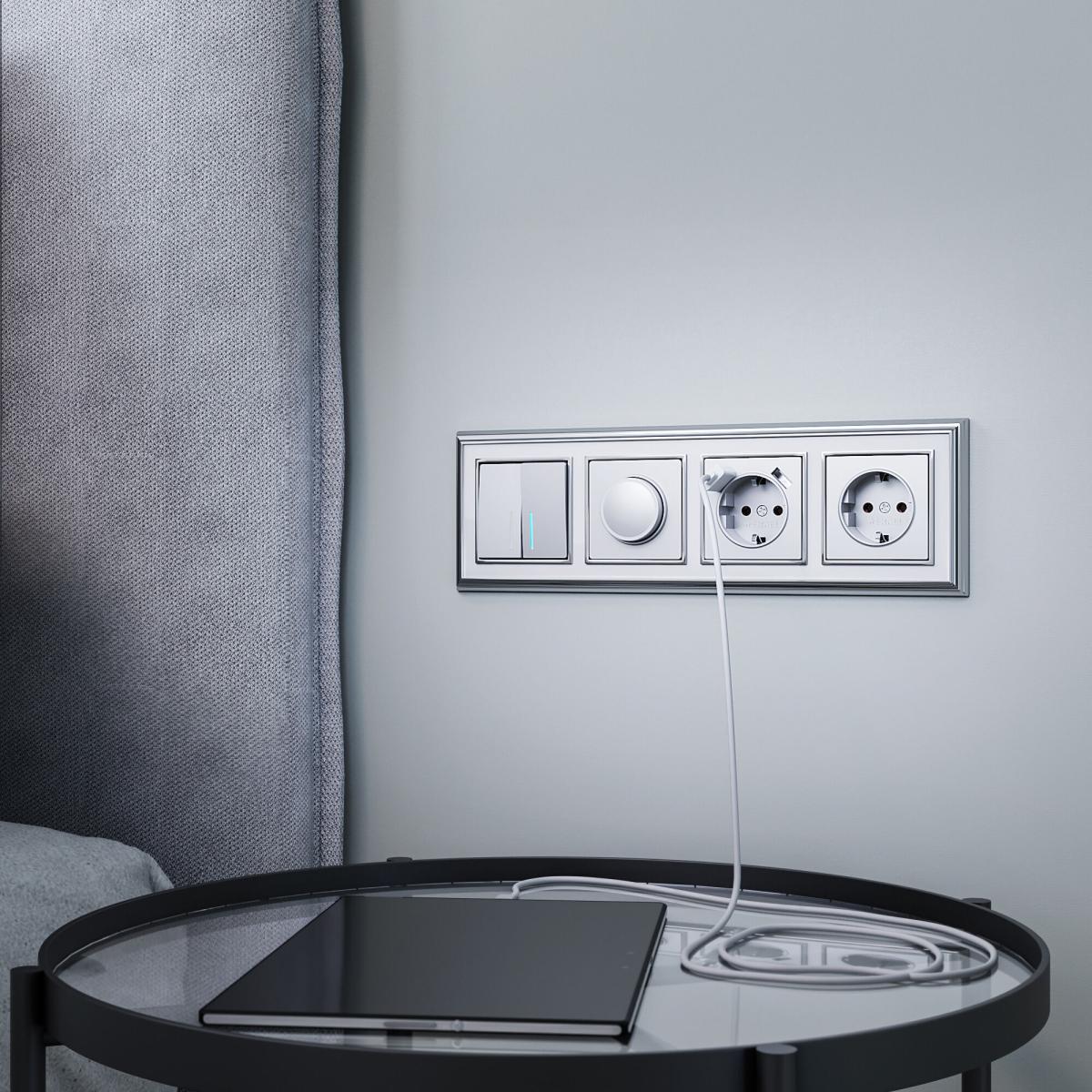 Розетка с заземлением, шторками и USBх2 Werkel W1171506 4690389164774 a050886 в Санкт-Петербурге