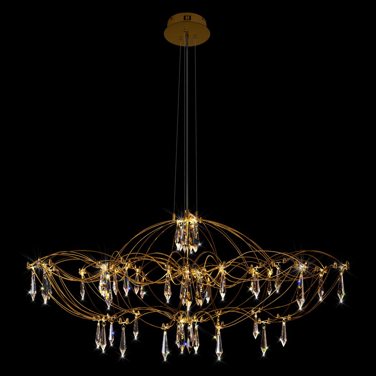 Подвесная люстра Loft IT Mira 10586/900 Gold Asfour в Санкт-Петербурге
