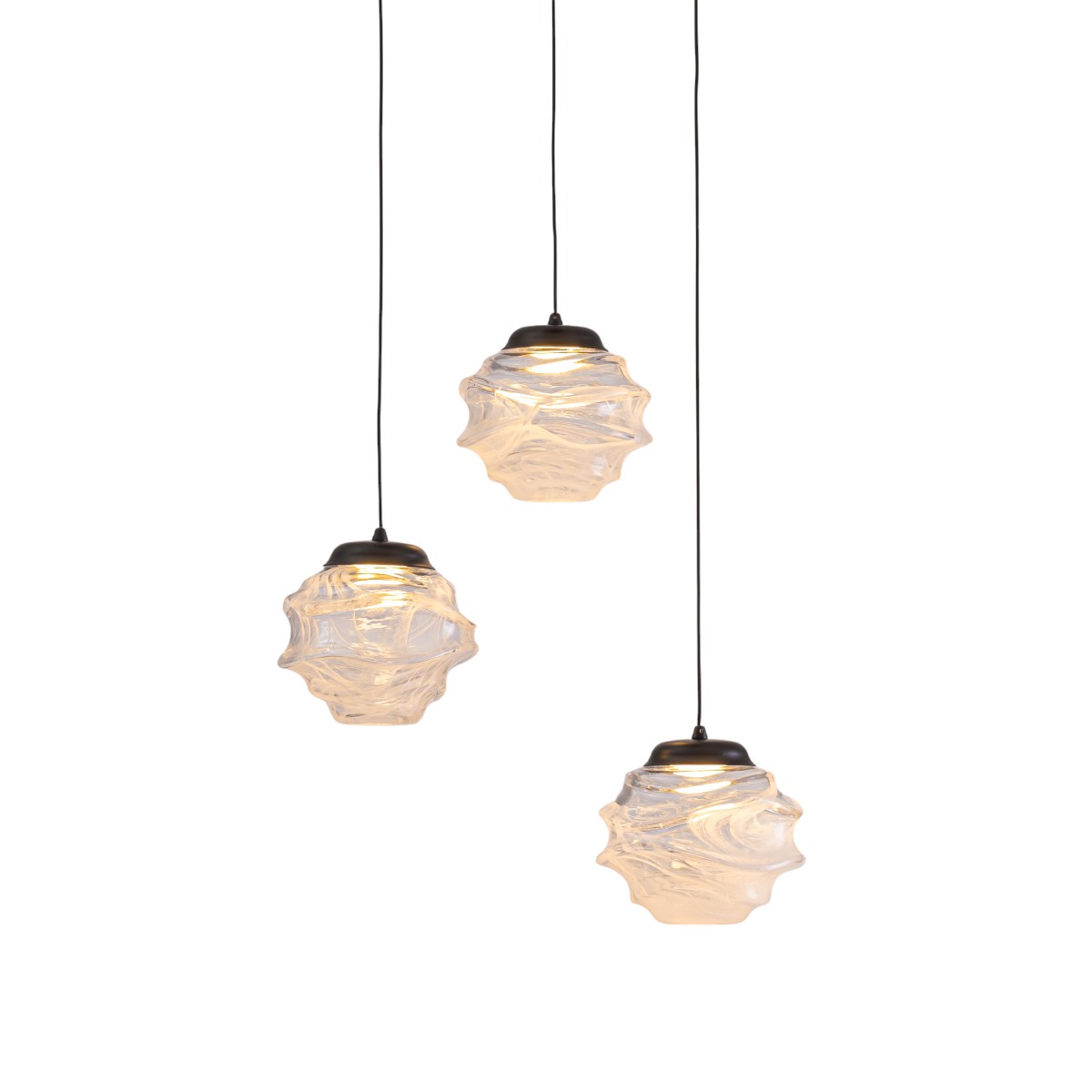 Подвесной светильник Delight Collection MD25030003-3A matt black/clear в Санкт-Петербурге