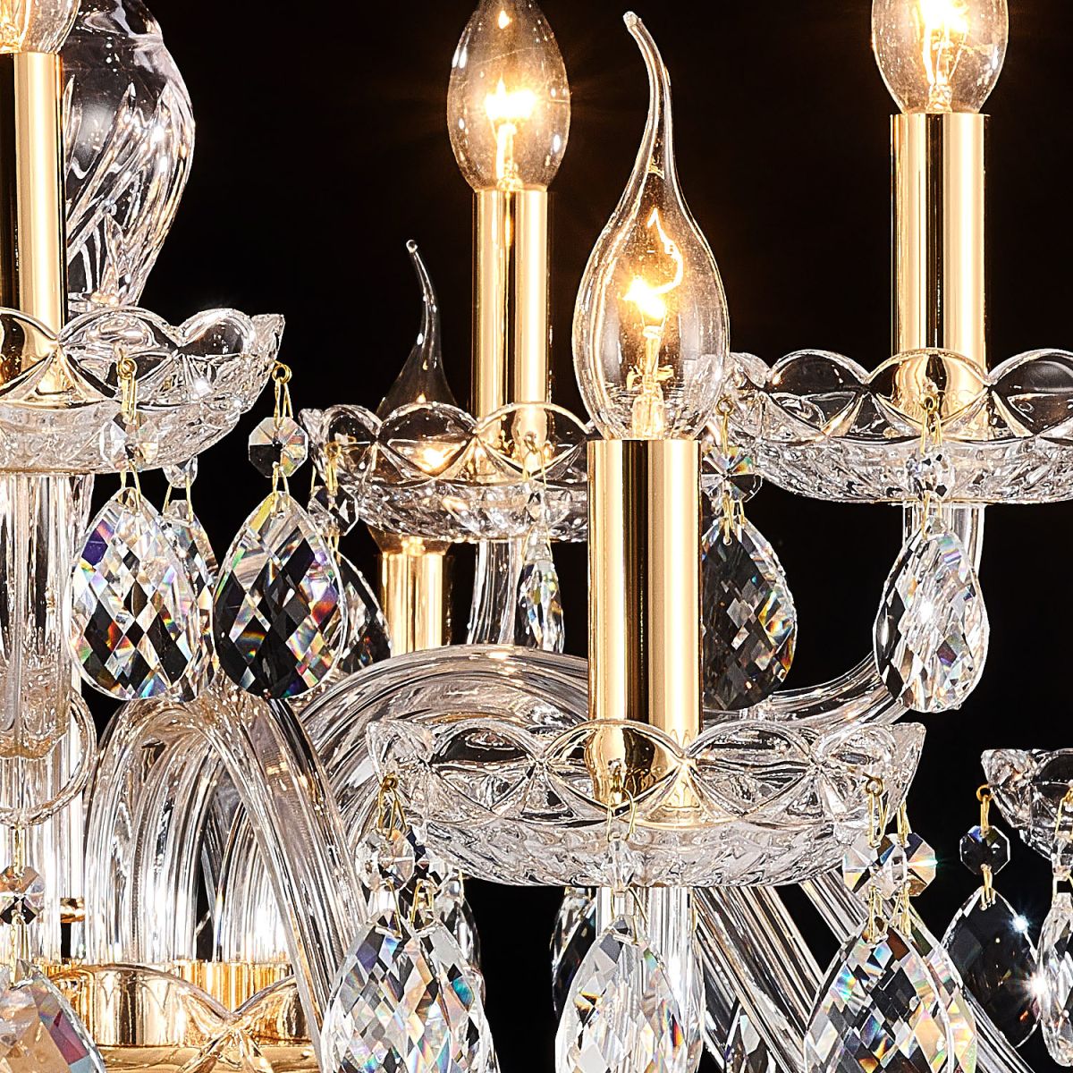 Подвесная люстра ILLUMICO IL2066-10+5PBC-25 ELITE в Санкт-Петербурге