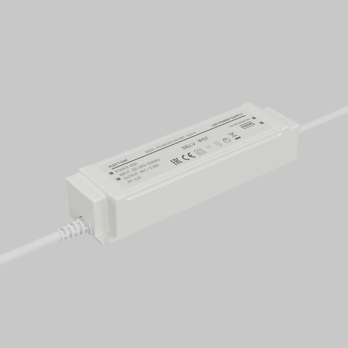 Источник напряжения Maytoni Led Strip PSL026 24В 60Вт IP67 822018 в Санкт-Петербурге